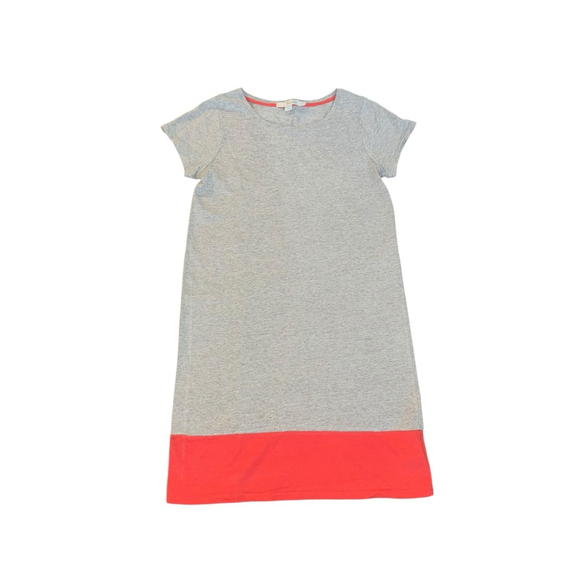 Boden T shirt Colorblock Jersey Shift Dress Size 6R Gray Coral Sundress - Picture 5 of 11